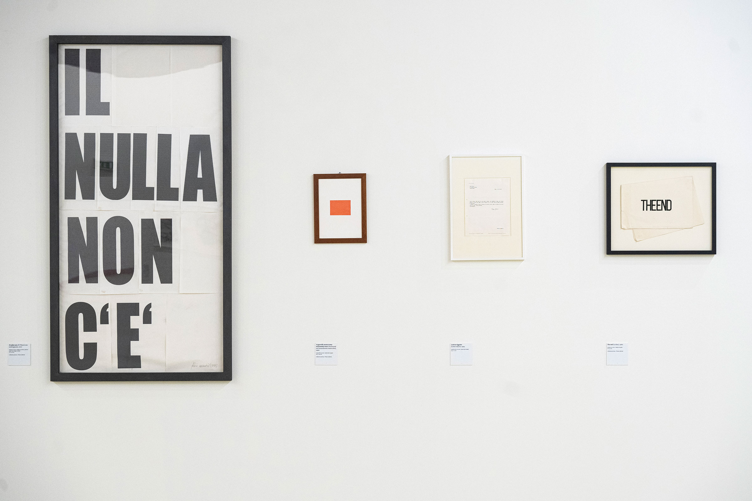 u0022Fabio Mauri. Esperimenti nella verifica del Male / Experiments in the verification of evilu0022, veduta espositiva